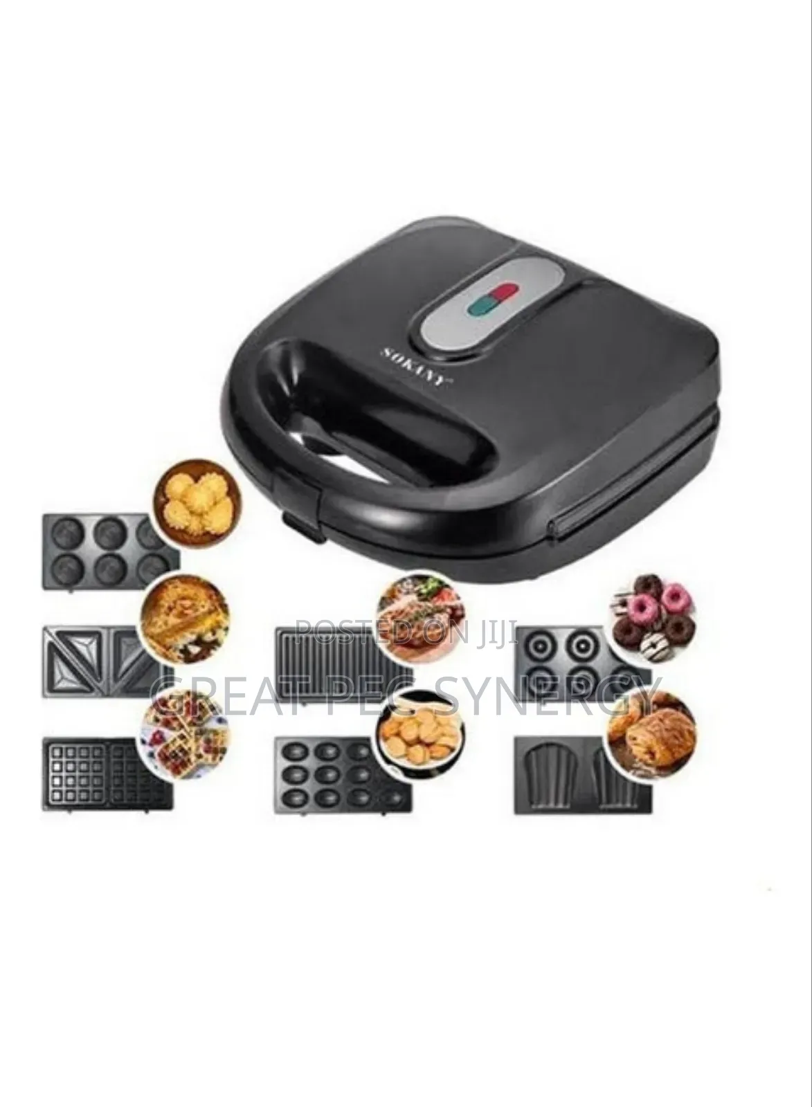 Sokany 6 in 1 Sandwich Maker