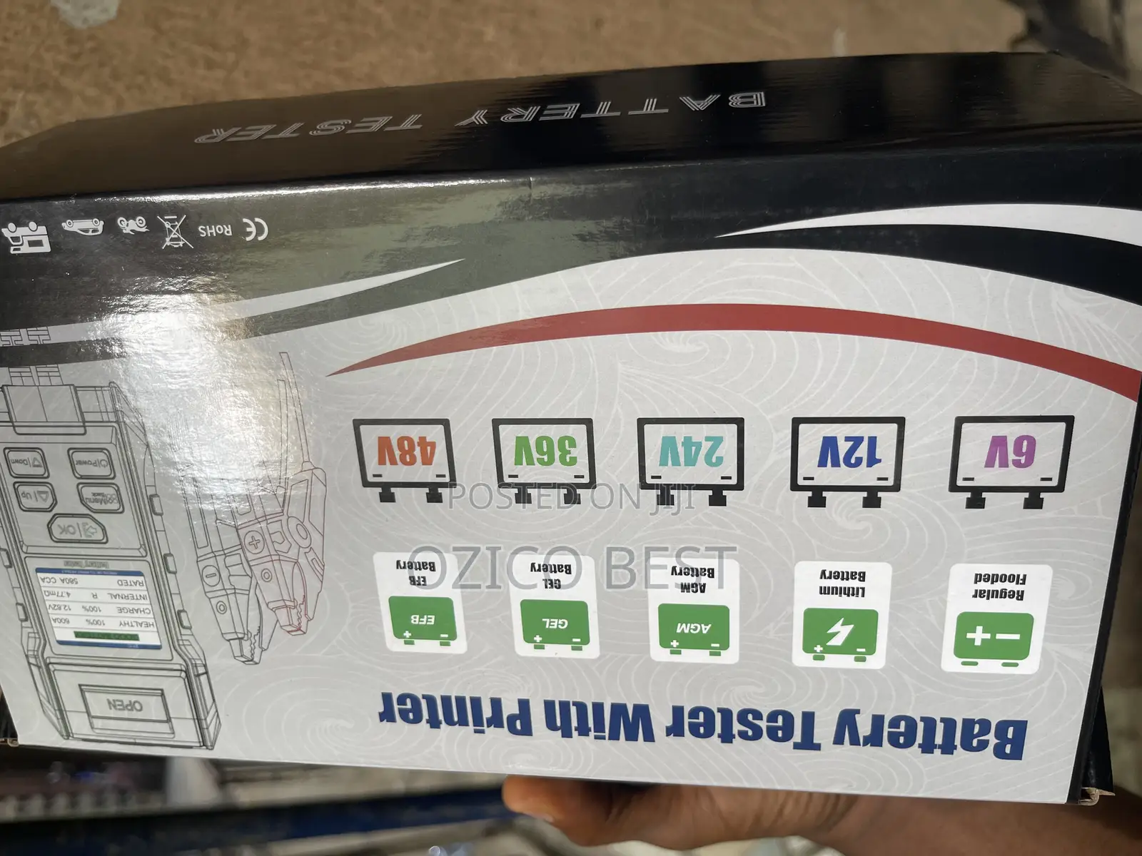 Battery Tester With Printer