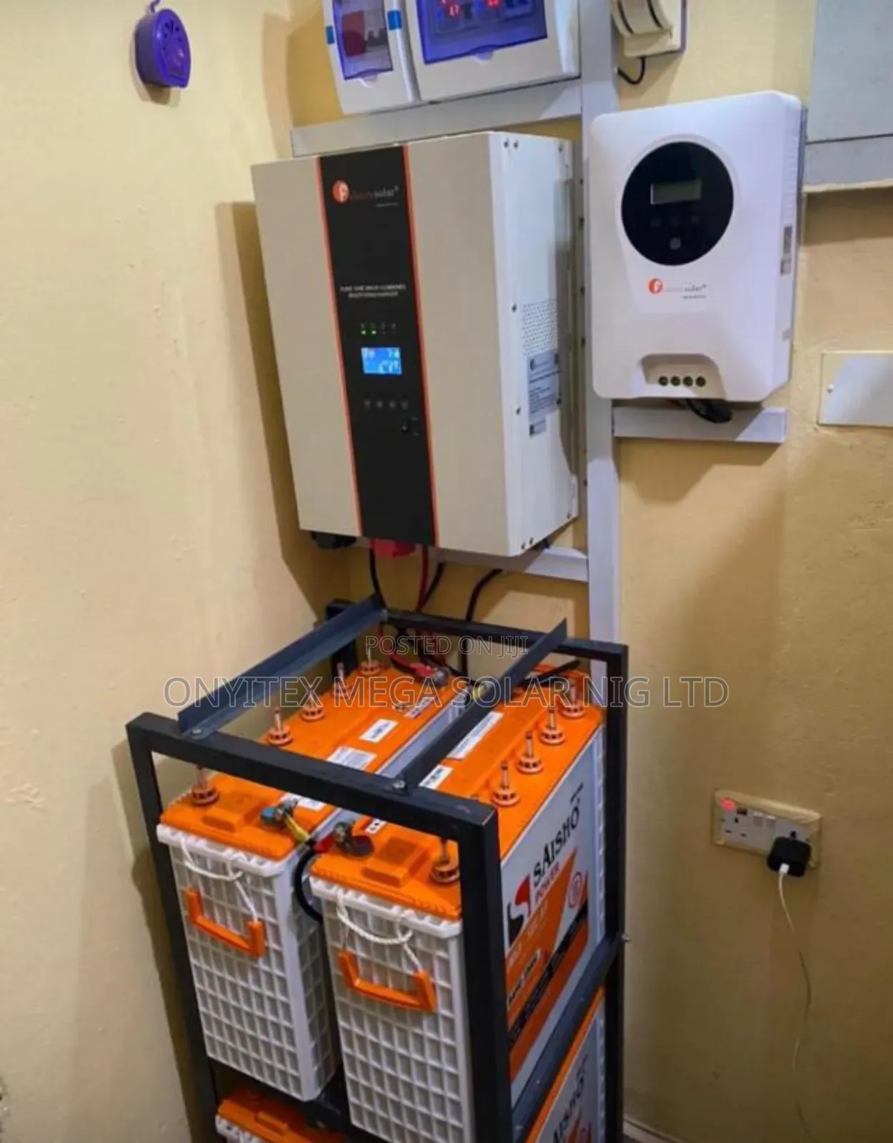 Tubular Battery and Inverter 48v Installation