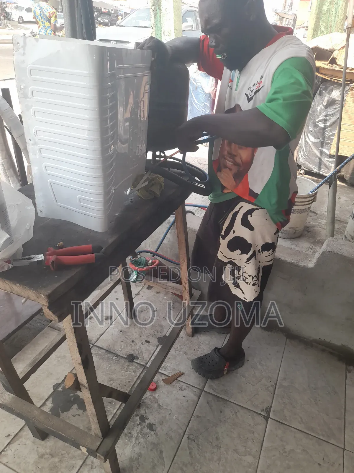 Repairs and Painting of Freezers and Fridge