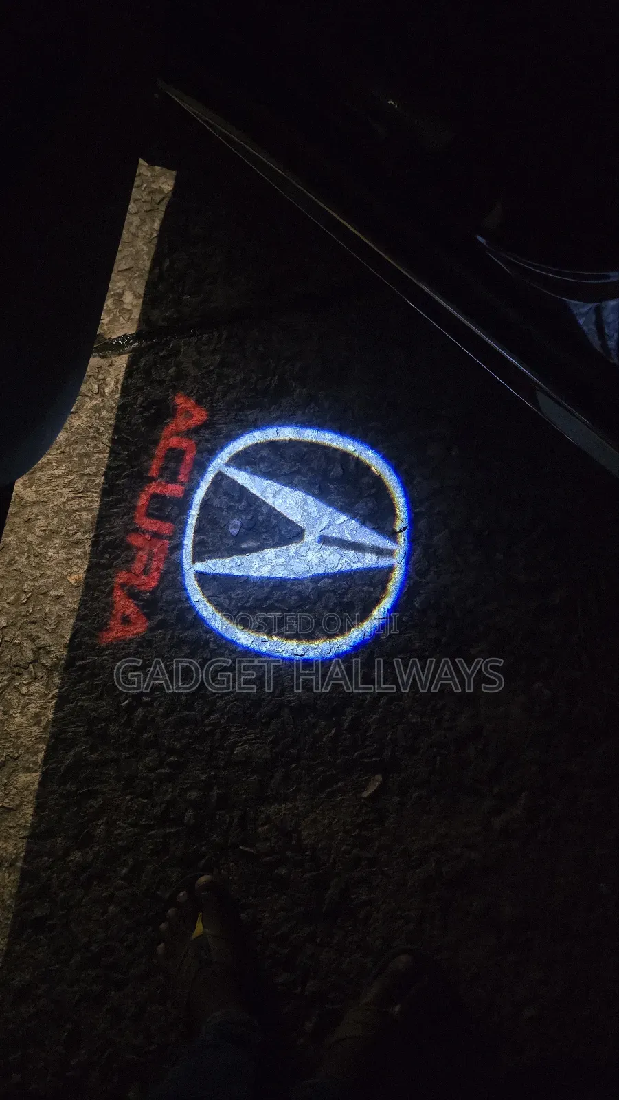 Acura Car Door Logo Light