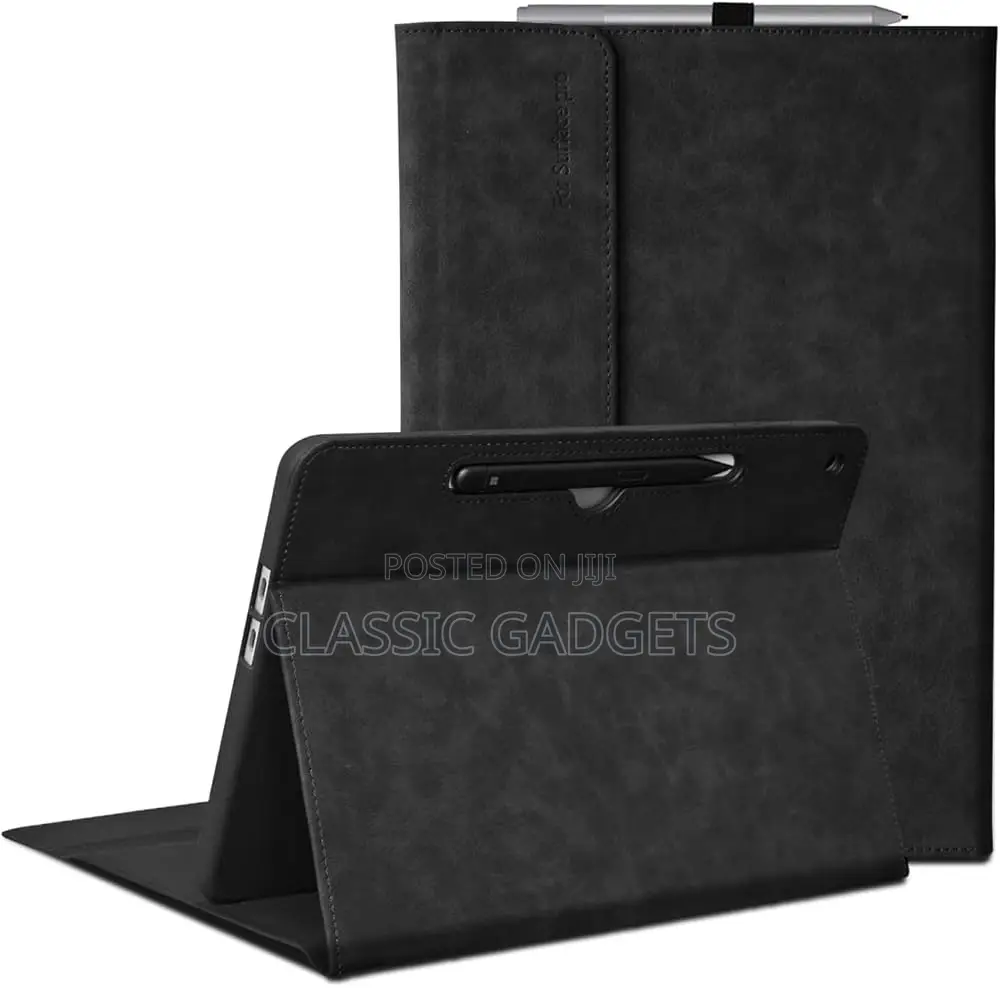 Smooth Leather Flip Protective Cover for Surface Pro 12 (2025)