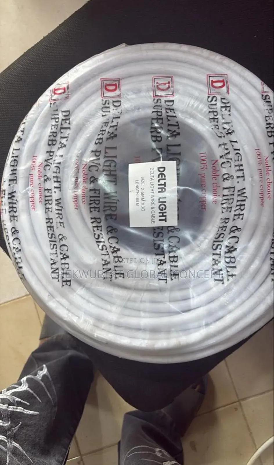 Pure Nigerian Cable 100% Pure Copper Coil