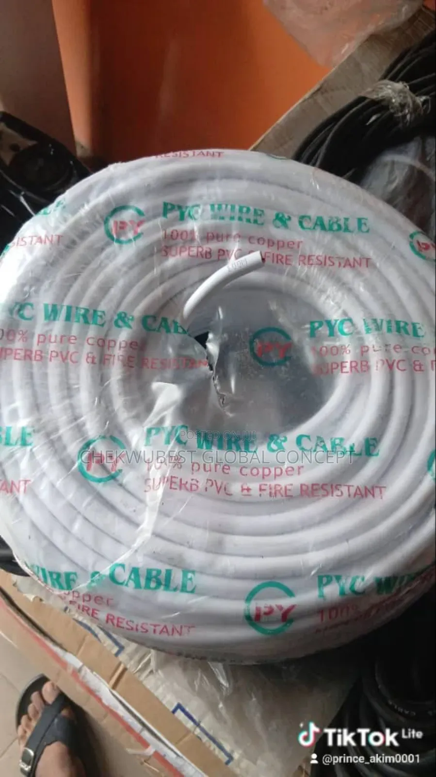Pure Nigerian Cable 100% Pure Copper Coil