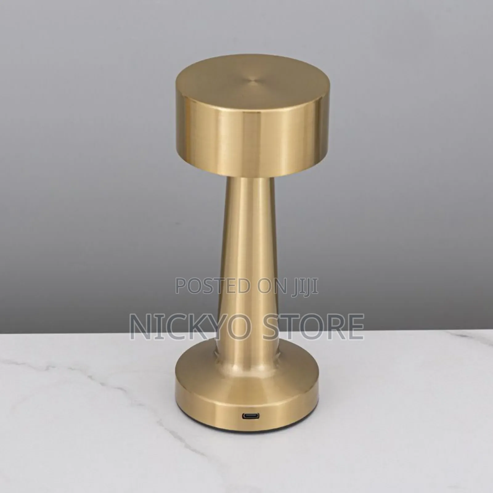 Luxury Rechargeable Led Table Lamp (Gold Finish)