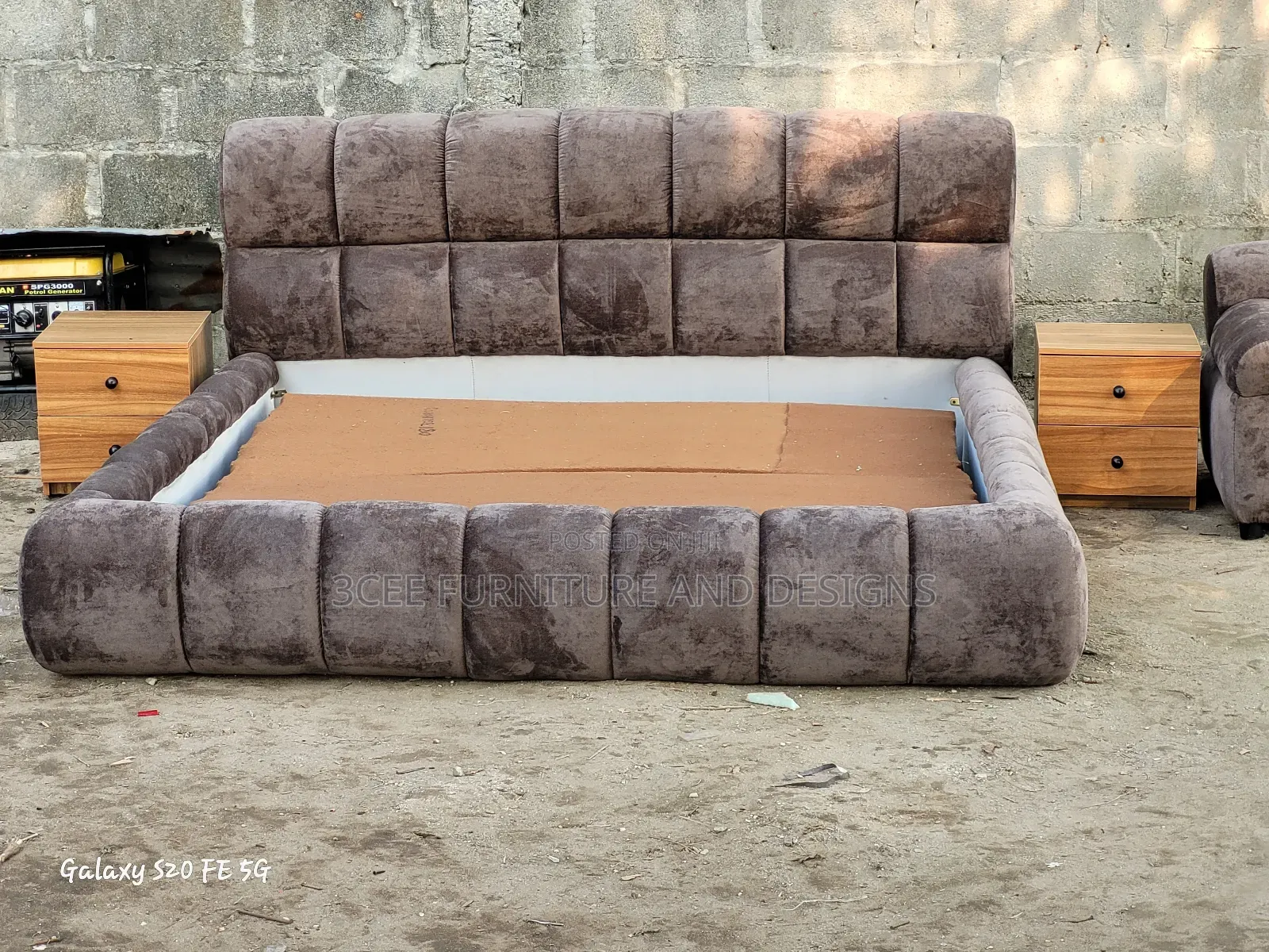 Brown Towel Bedframe