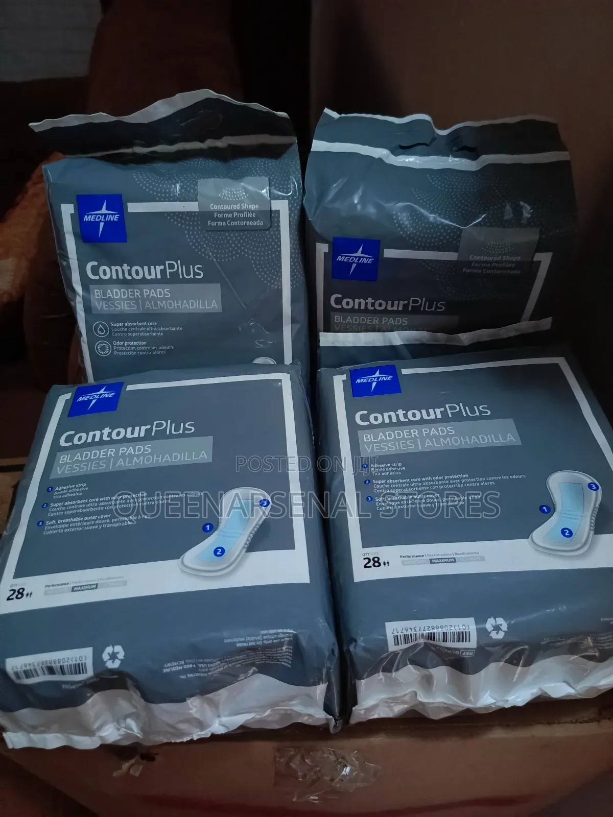 Medline Contourplus Bladder Pads -- 28pcs