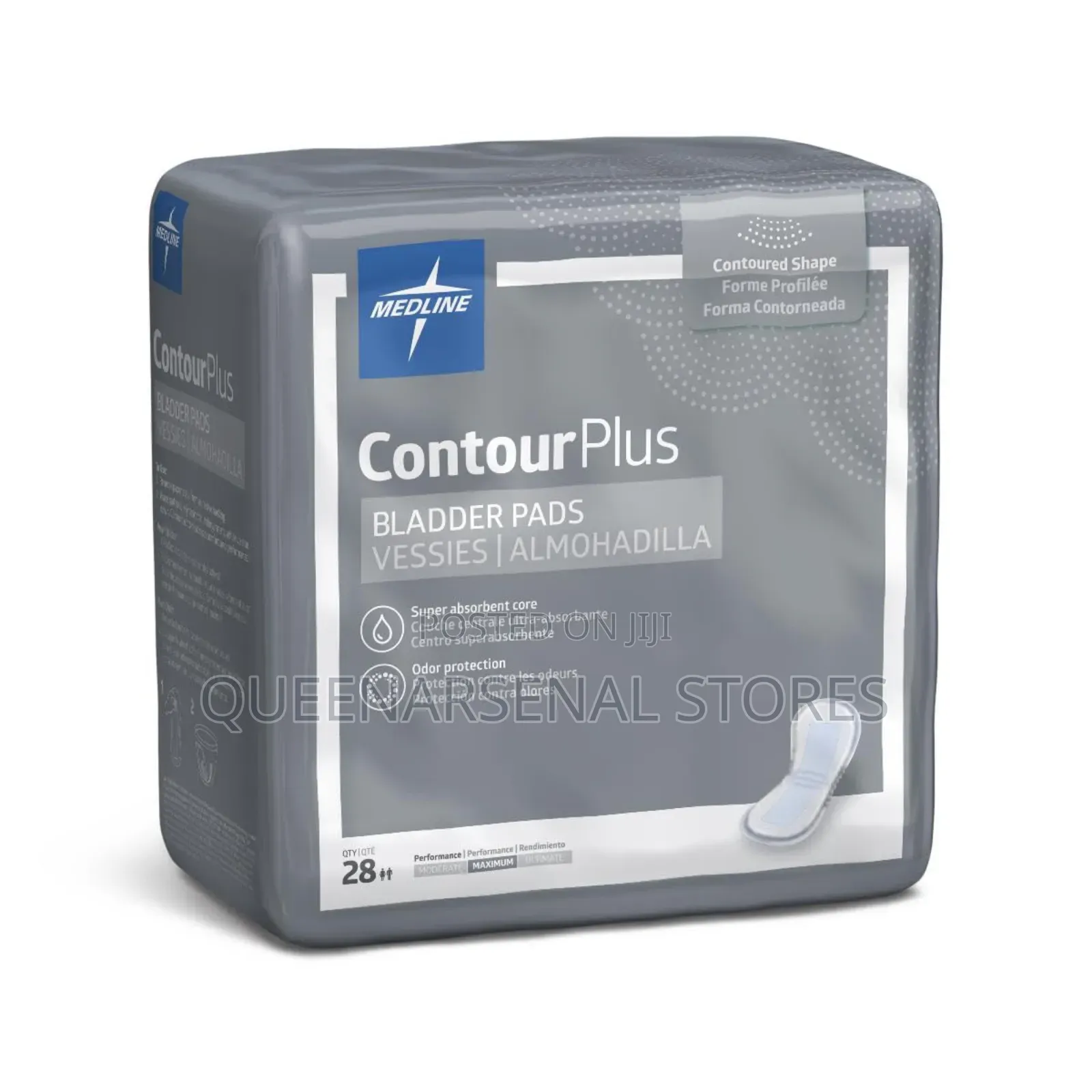 Medline Contourplus Bladder Pads -- 28pcs