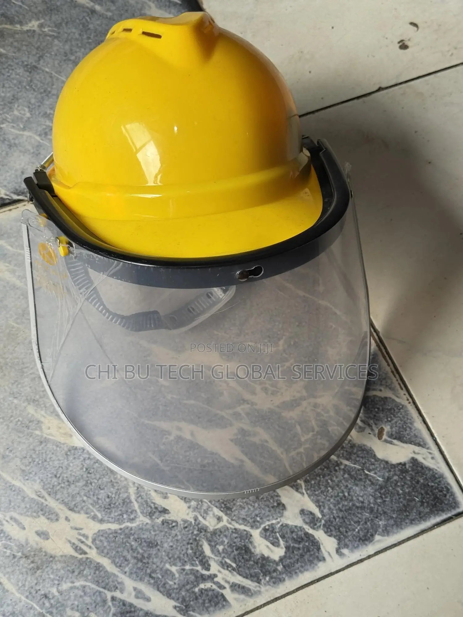 Renyan Safety Helmet With An Integrated Face Shield.