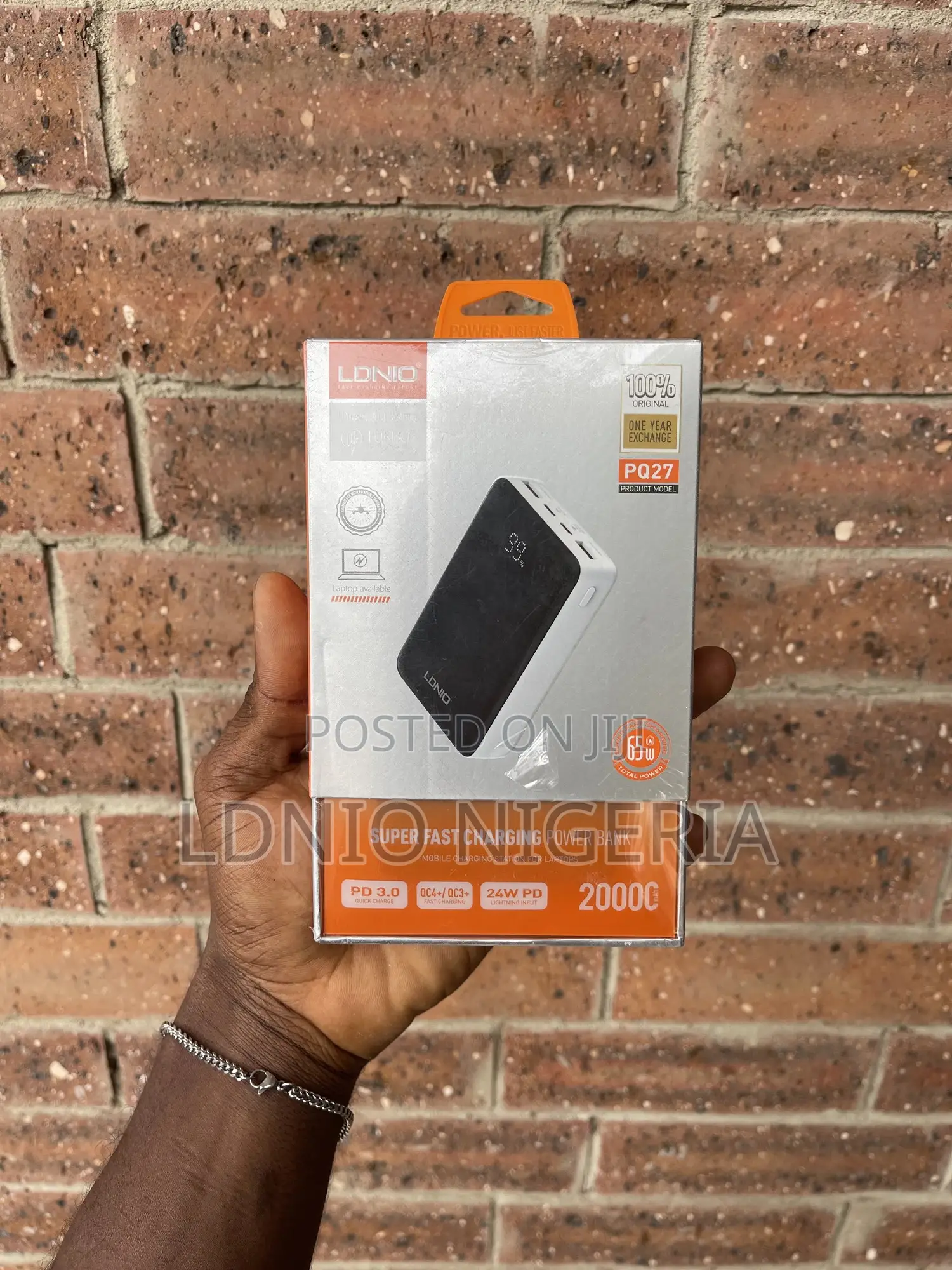 Ldnio Pq27 Super Fast Charging 65wpowerbank Compatible With Laptops