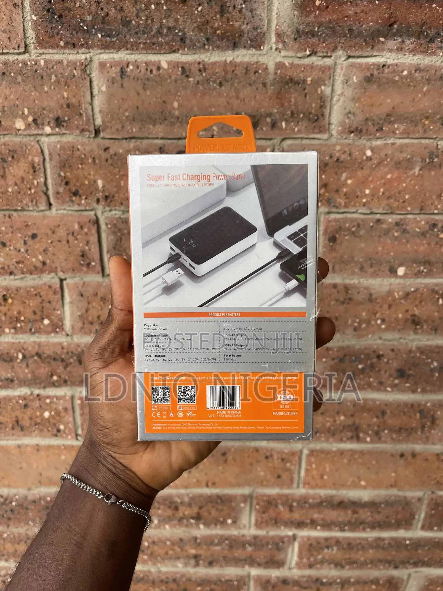 Ldnio Pq27 Super Fast Charging 65wpowerbank Compatible With Laptops