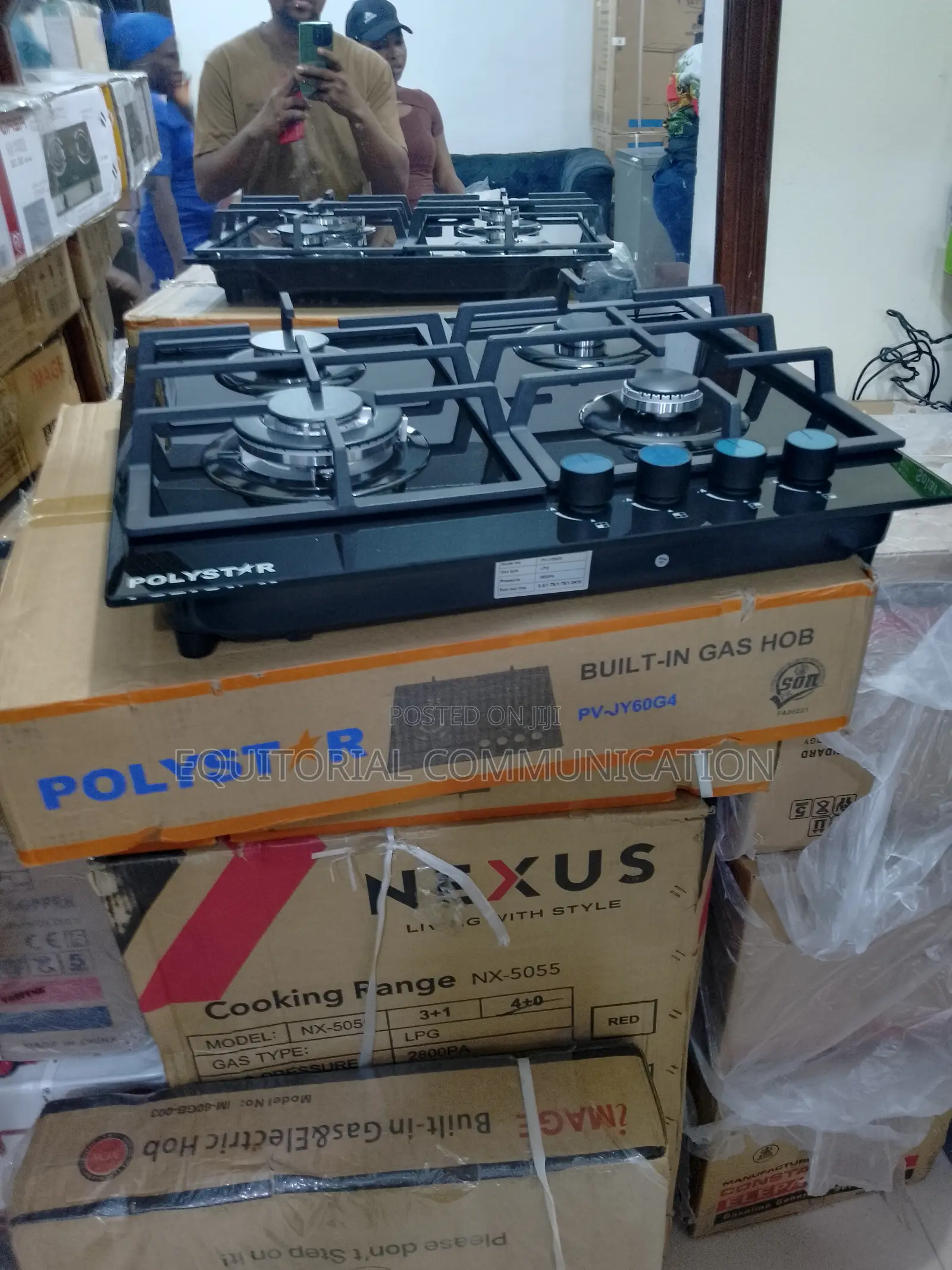Polystar Pv-Jy60g4 Stylish Gas Cooking Hob