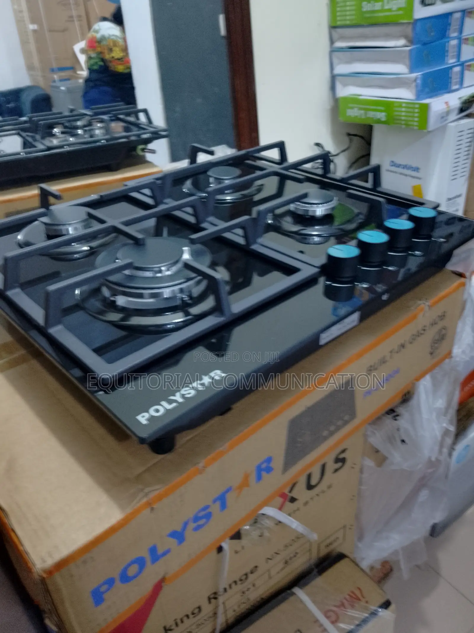 Polystar Pv-Jy60g4 Durable Glass Gas Cooker