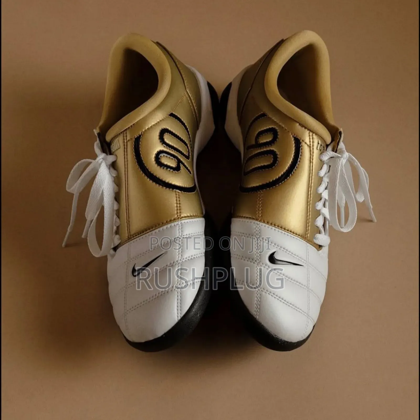 Nike “ Metallic Gold“ Luxury Sneakers