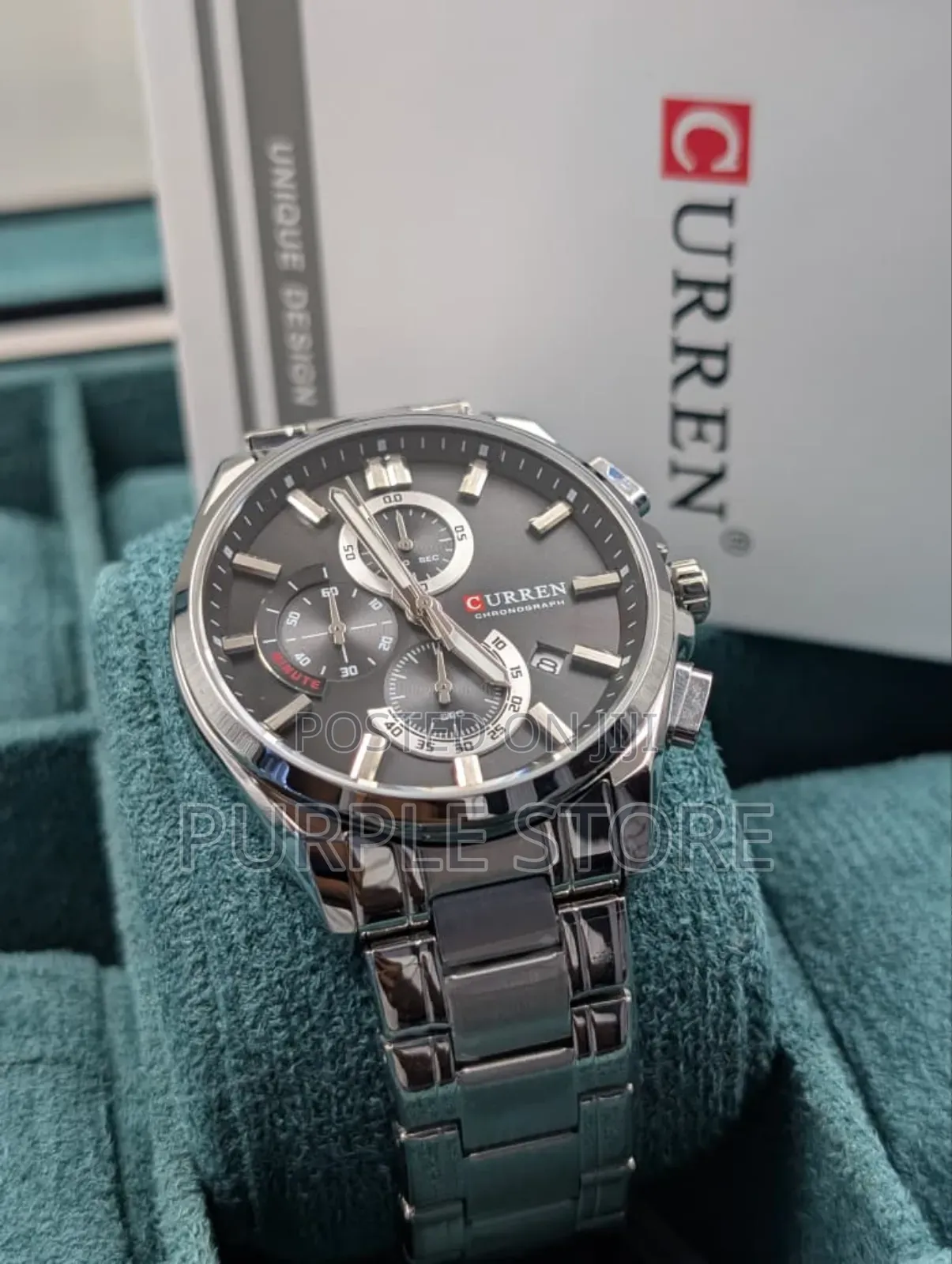 Solid Quality Chronograph Curren Wristwatches