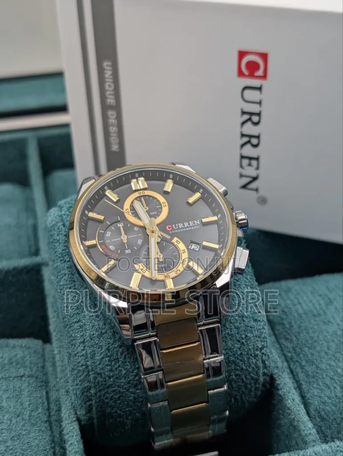 Solid Quality Chronograph Curren Wristwatches