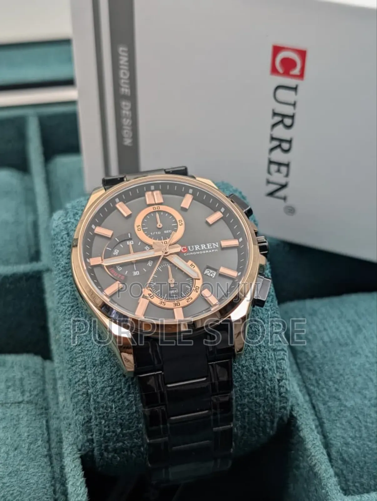 Solid Quality Chronograph Curren Wristwatches