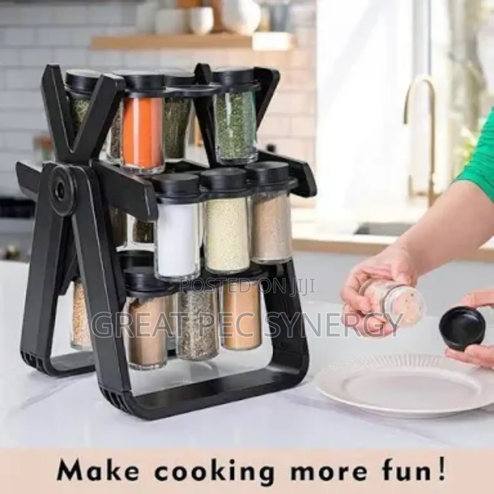 18 Jar Spice Rack