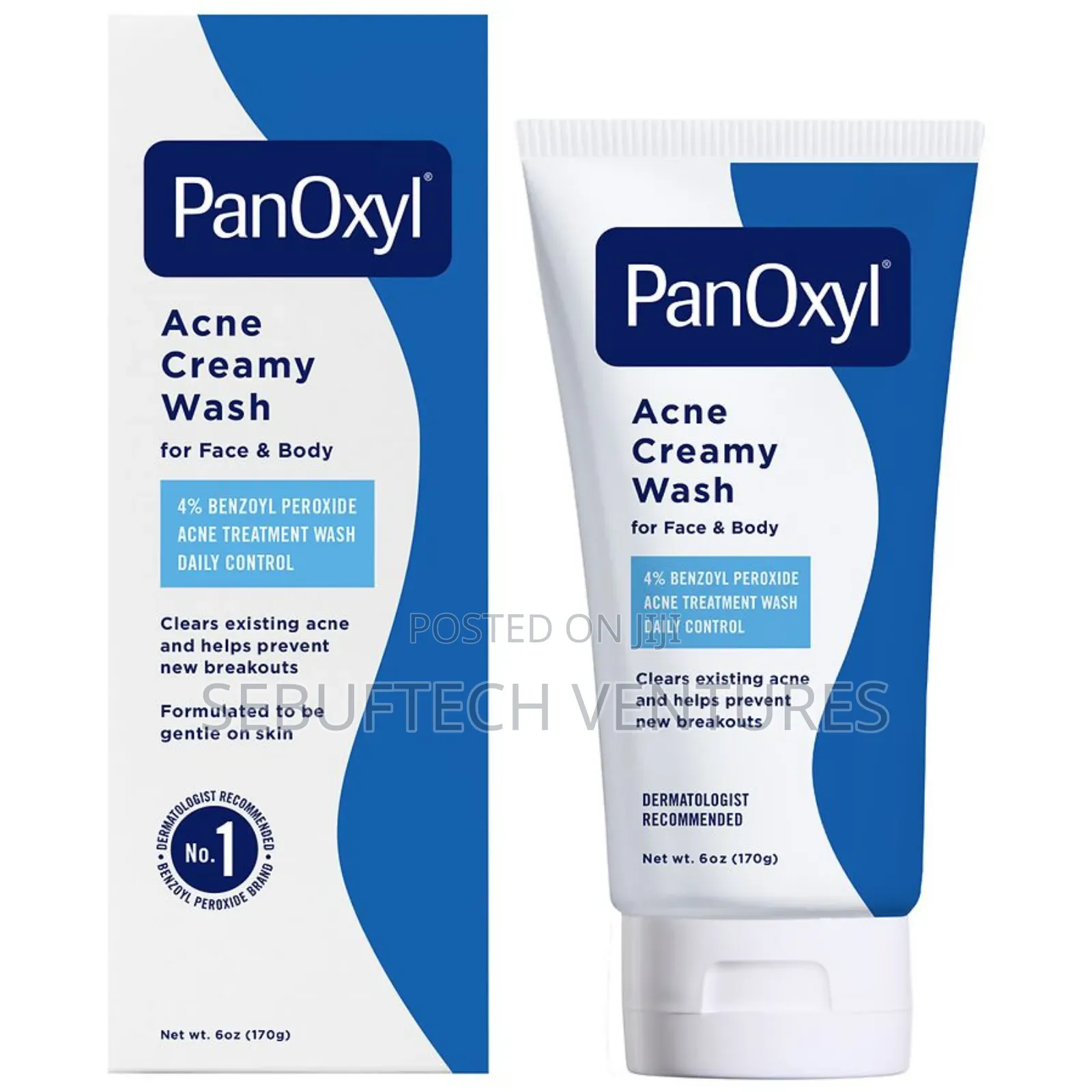 Panoxyl Acne Creamy Daily Wash, 4% Benzoyl Peroxide - 170g