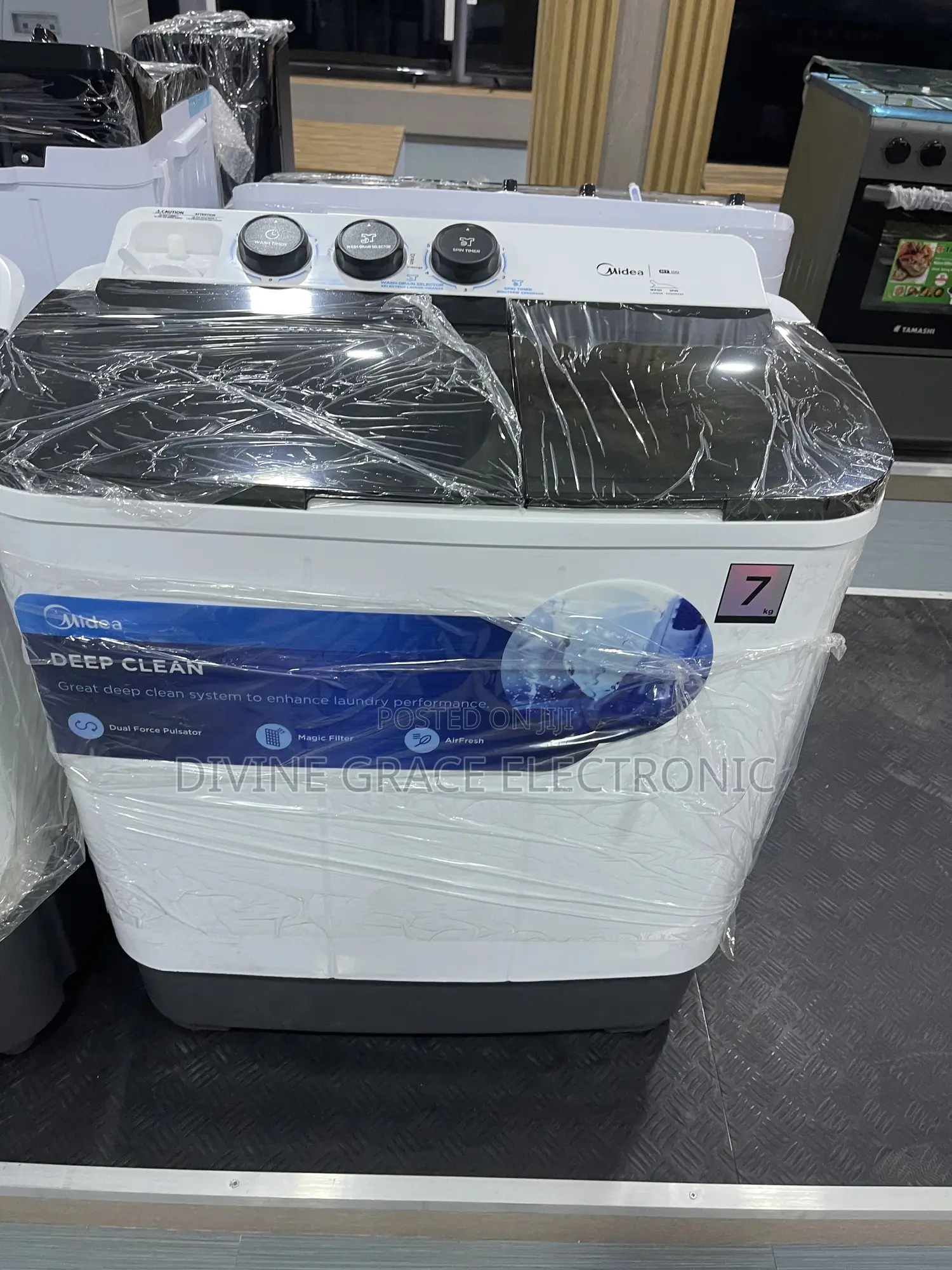 Brand New 7kg Midea Twin Tub Washing Machine