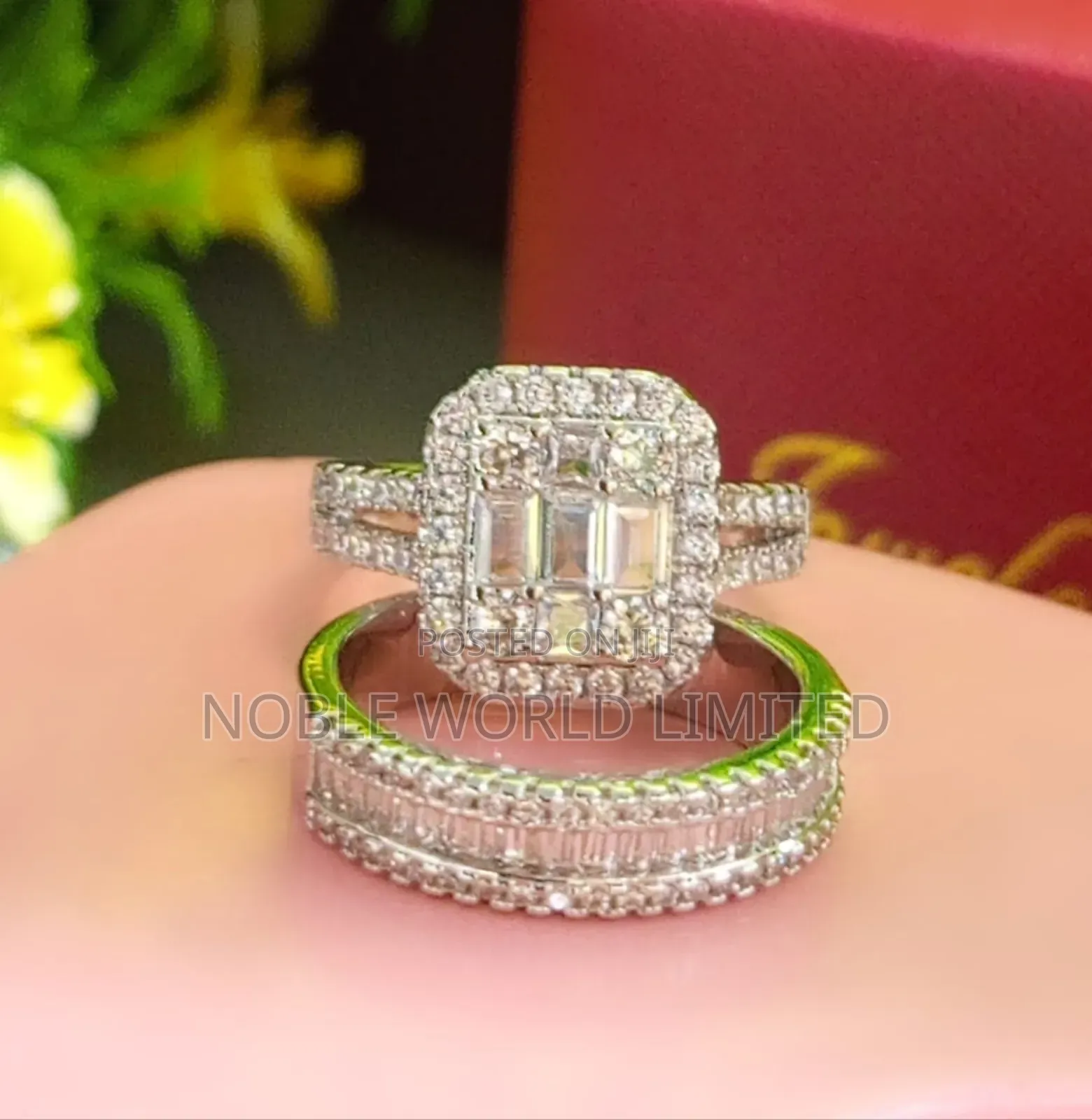 Sleek Cubic Zirconia Silver Wedding Rings Gl 5h