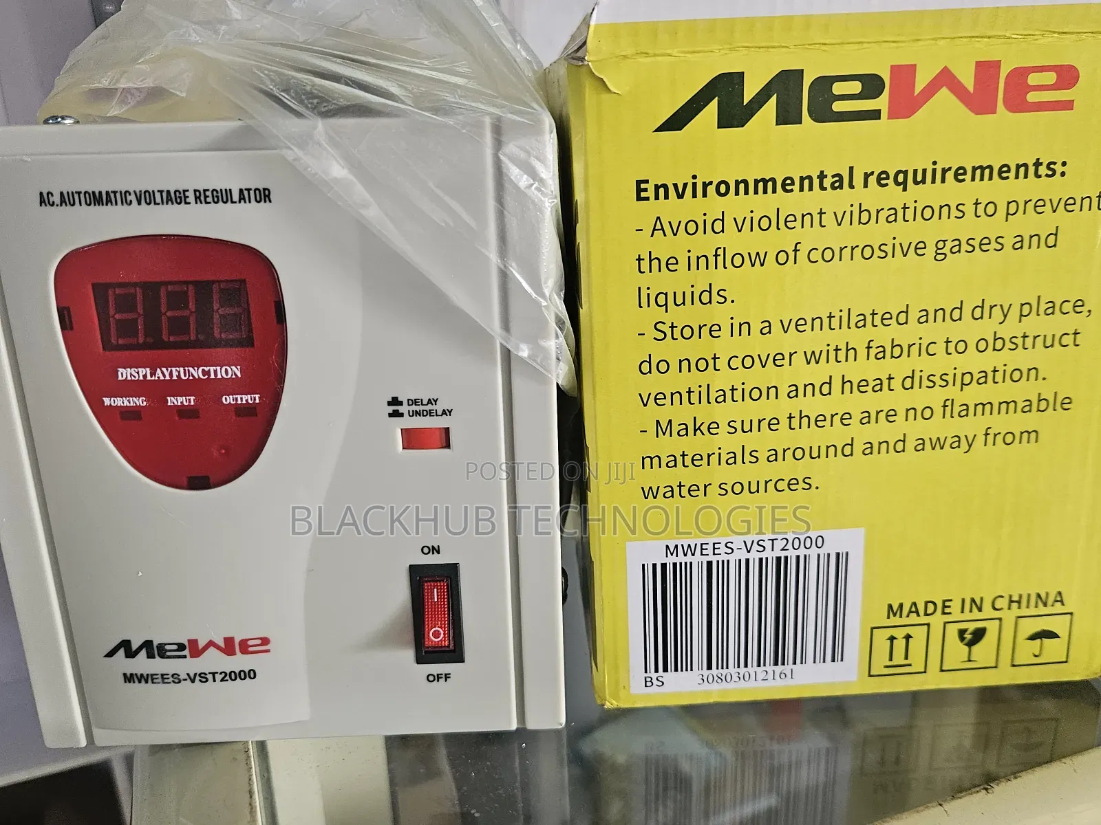 Mewe 2000w Stabilizer Mwees-Vst2000, Digital Display,Voltage Protector