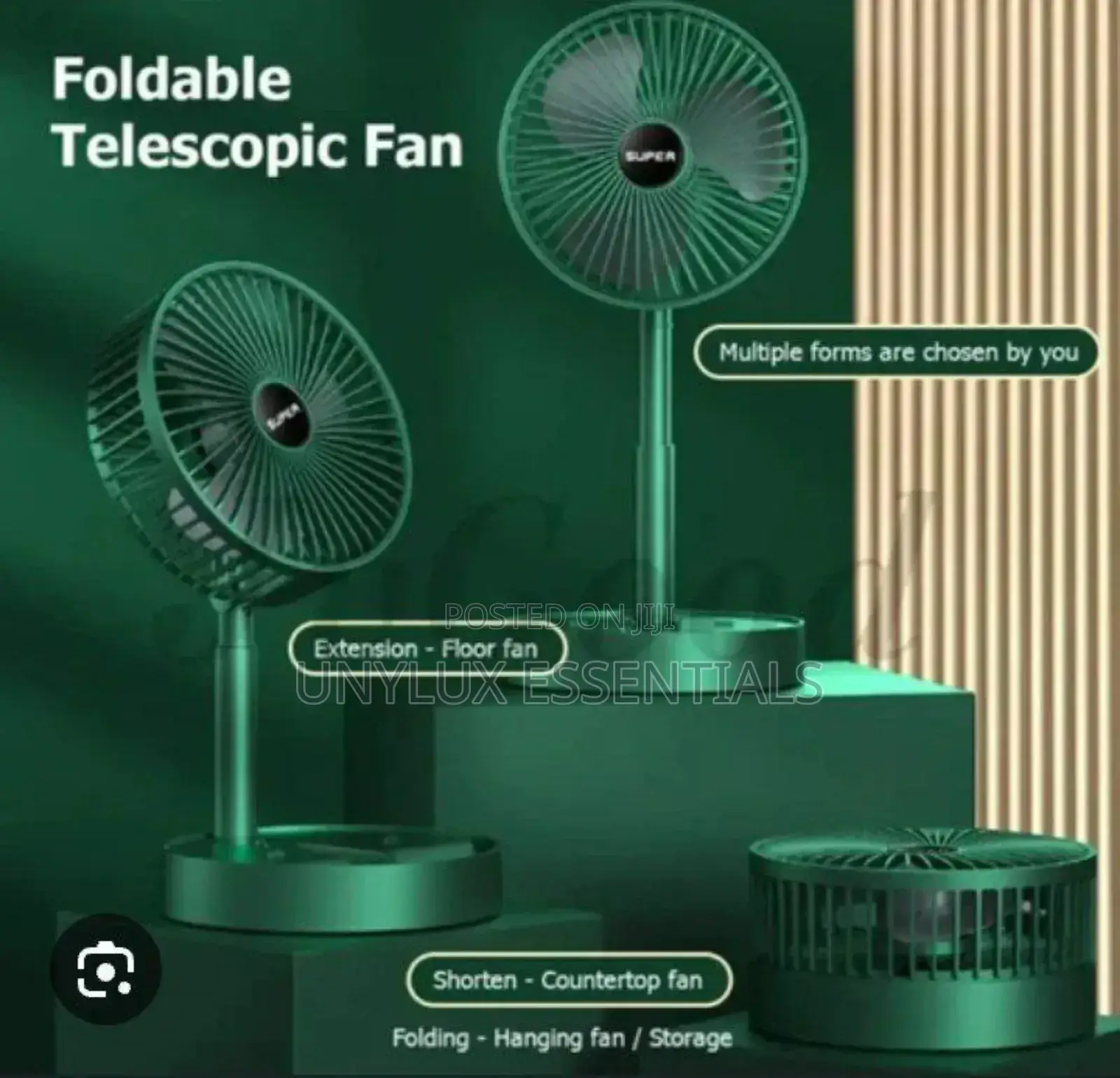 Foldable Telescopic Fan