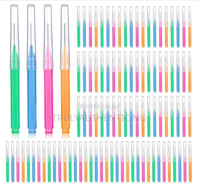 Premium Interdental Brush for Dental Braces – Tooth Flossing- 100 PCS