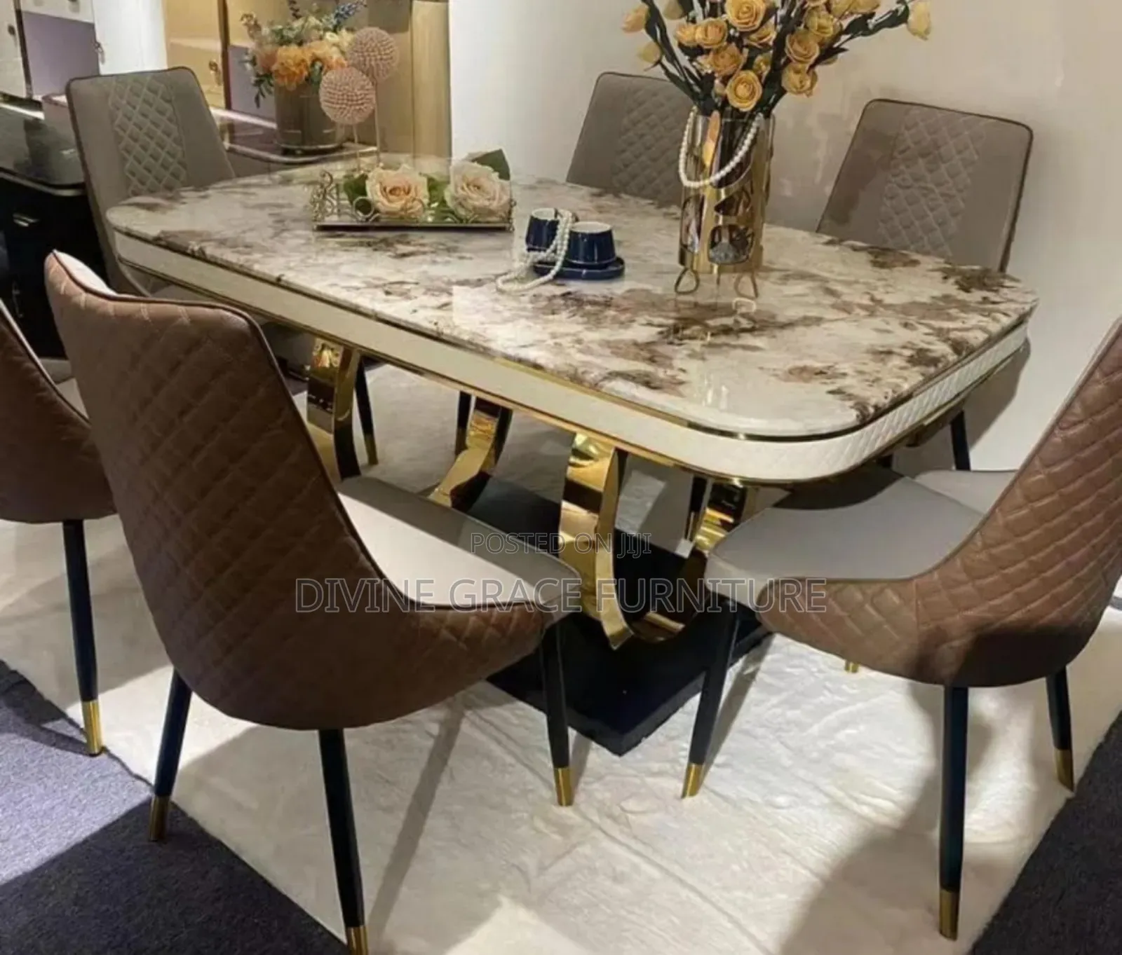 Dinning Table And Six Chairs