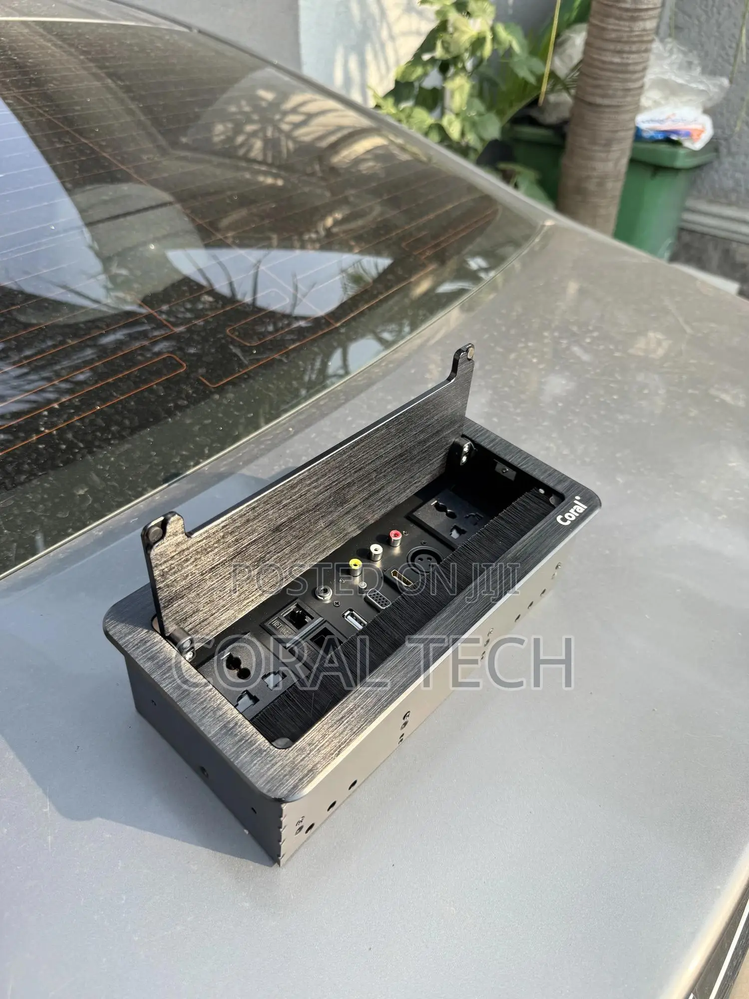 Multimedia Floor Box Table Socket With Hdmi Usb Rj45 and Audio Ports
