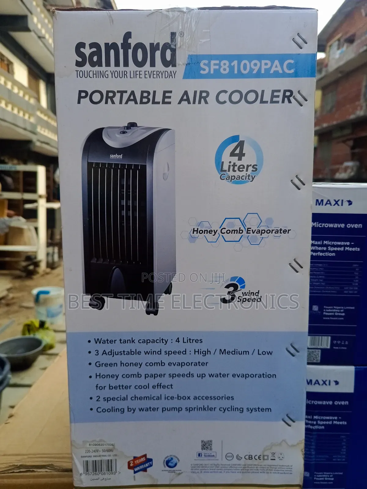 Original Sanford (Dubai) 4litres Aircooler