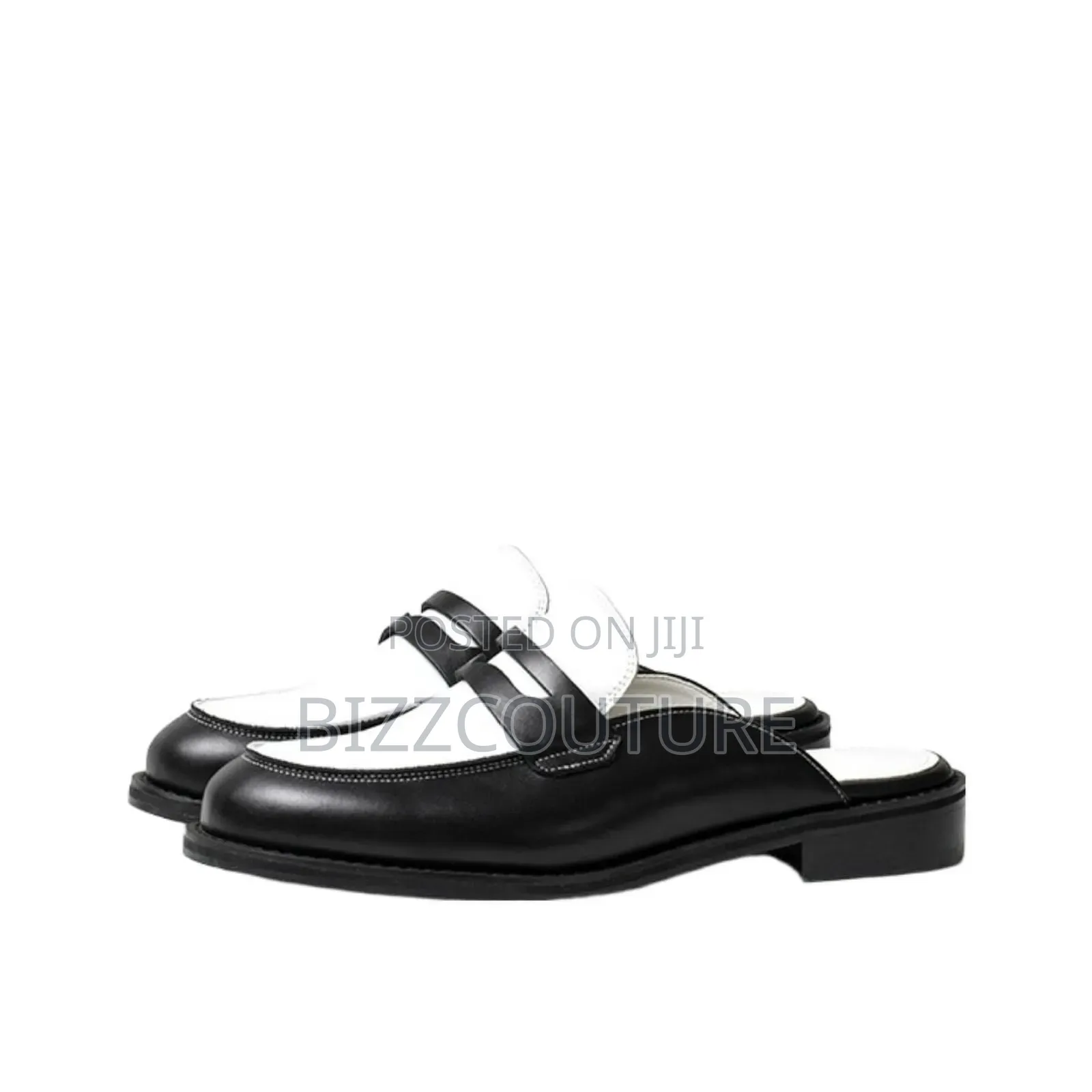 Original Gucci Black Leather Half Shoes Available In Store