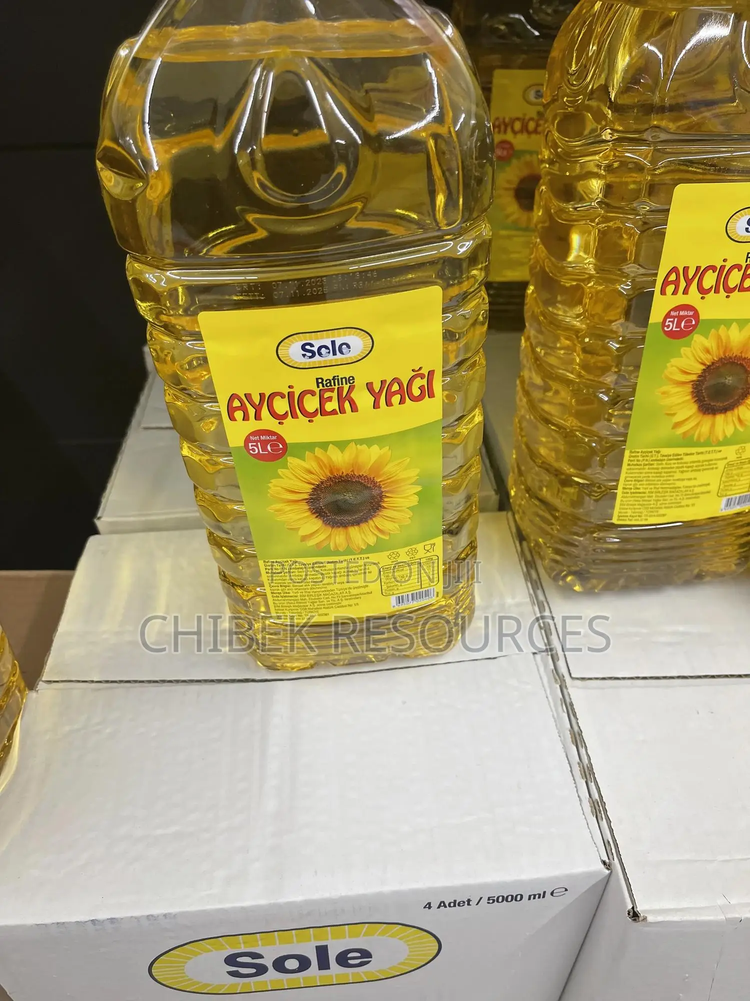 5l Sole Sunflower Oil 5l X4 Turkey