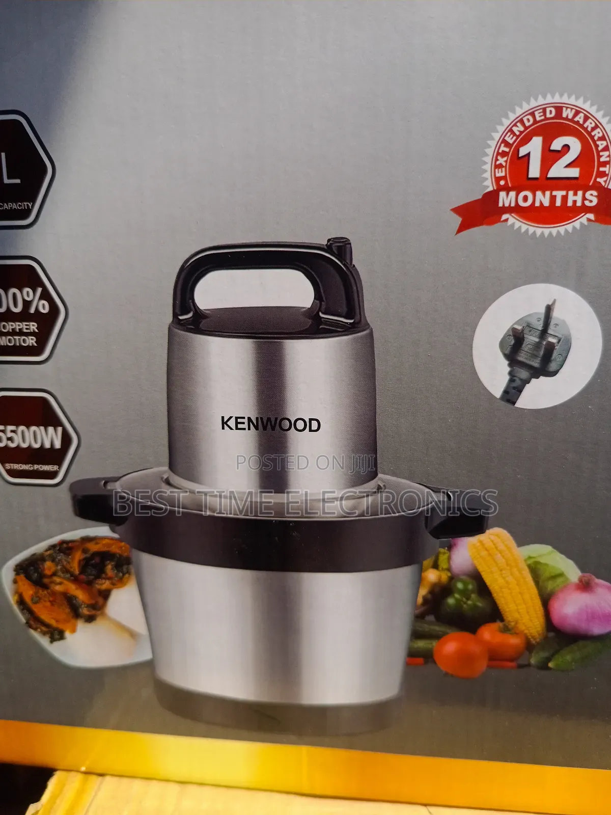 Kenwood 9l Multifunctional Yam Pounder