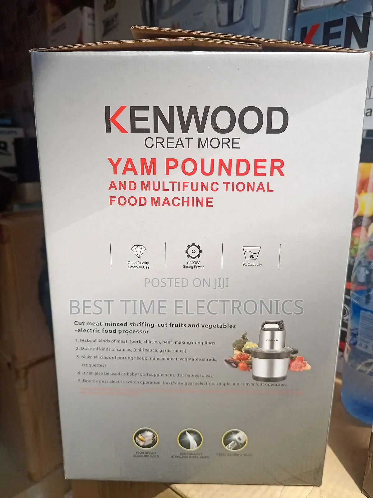 Kenwood 9l Multifunctional Yam Pounder