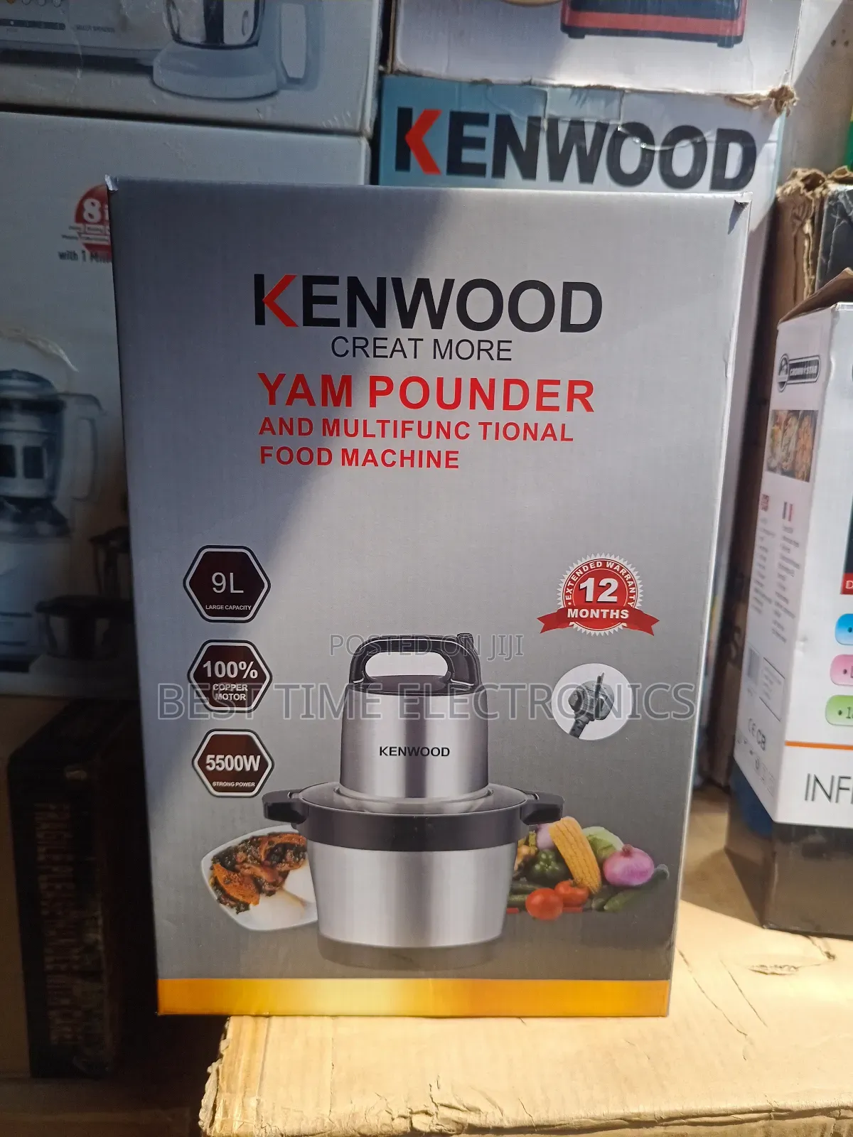 Kenwood 9l Multifunctional Yam Pounder