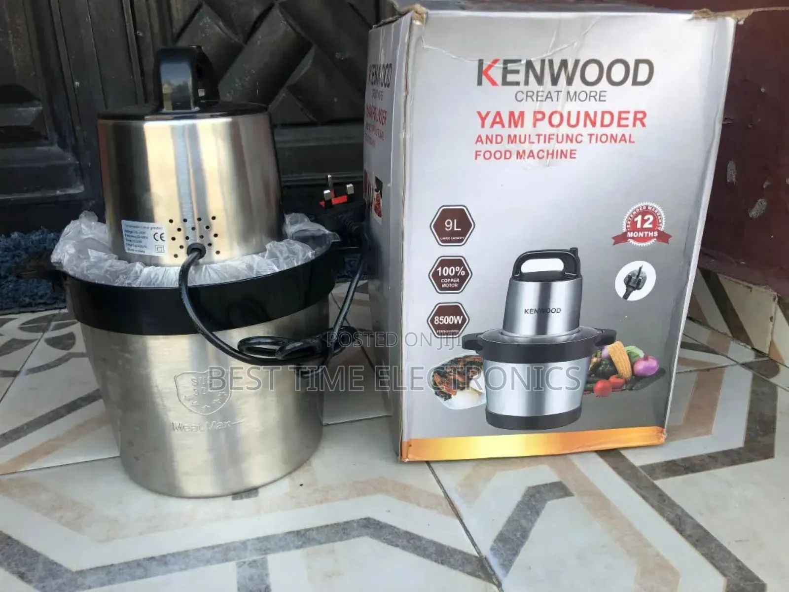 Kenwood 9l Multifunctional Yam Pounder