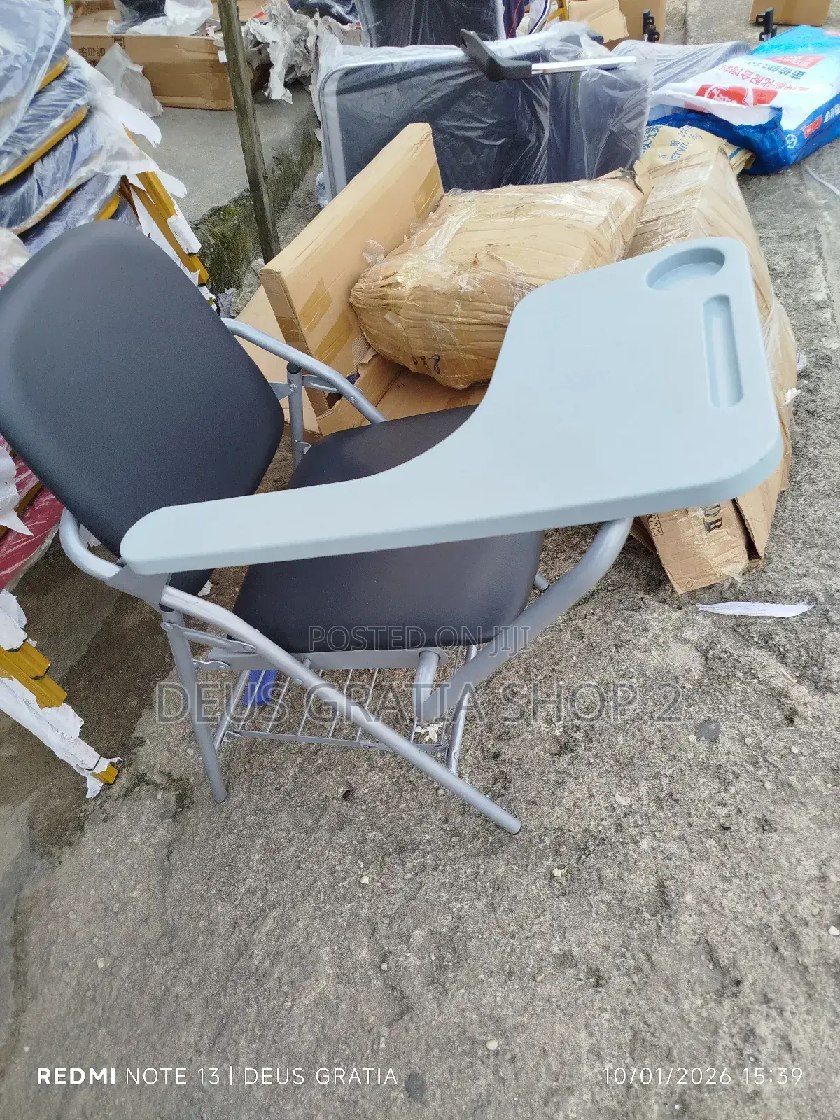Training Chair With Writing Pad