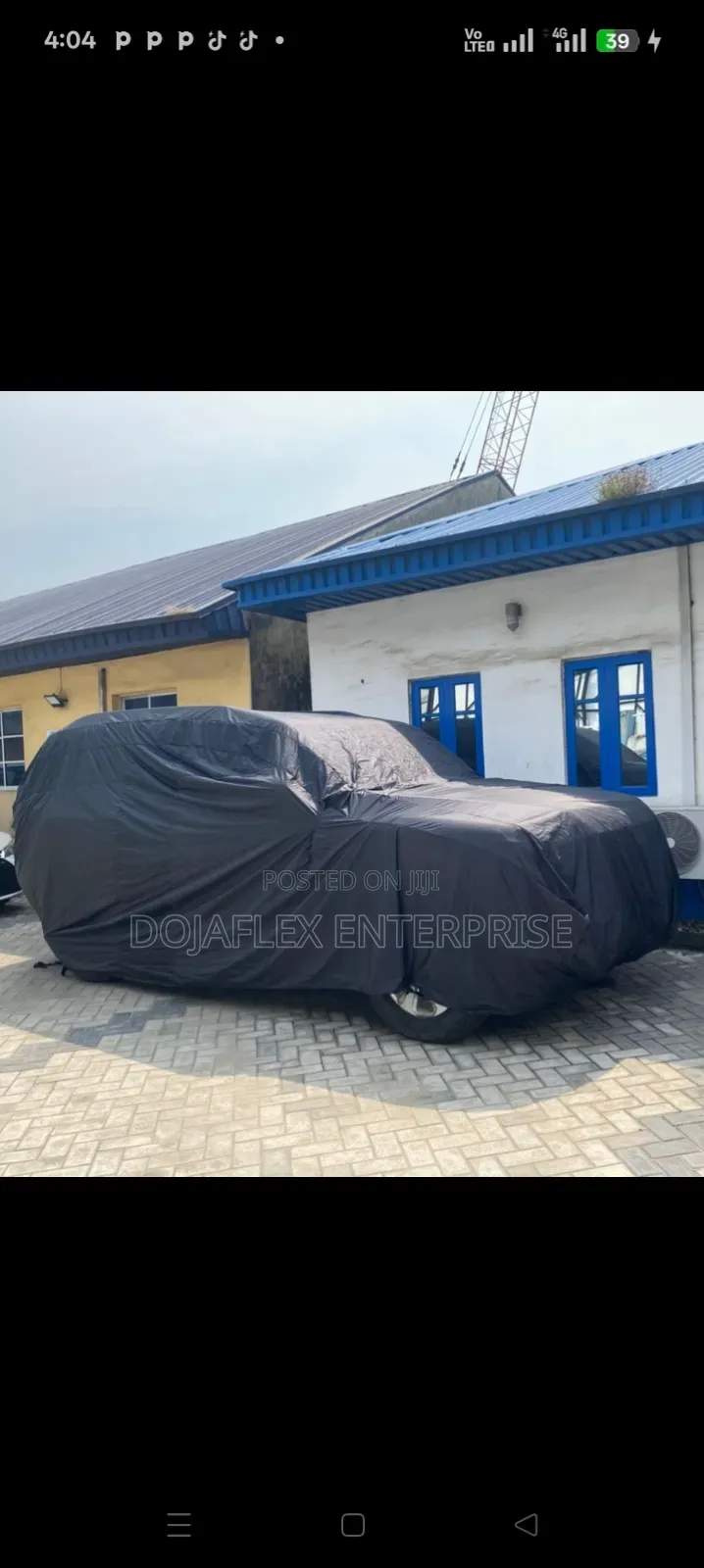 Original Car Cover and Jeep