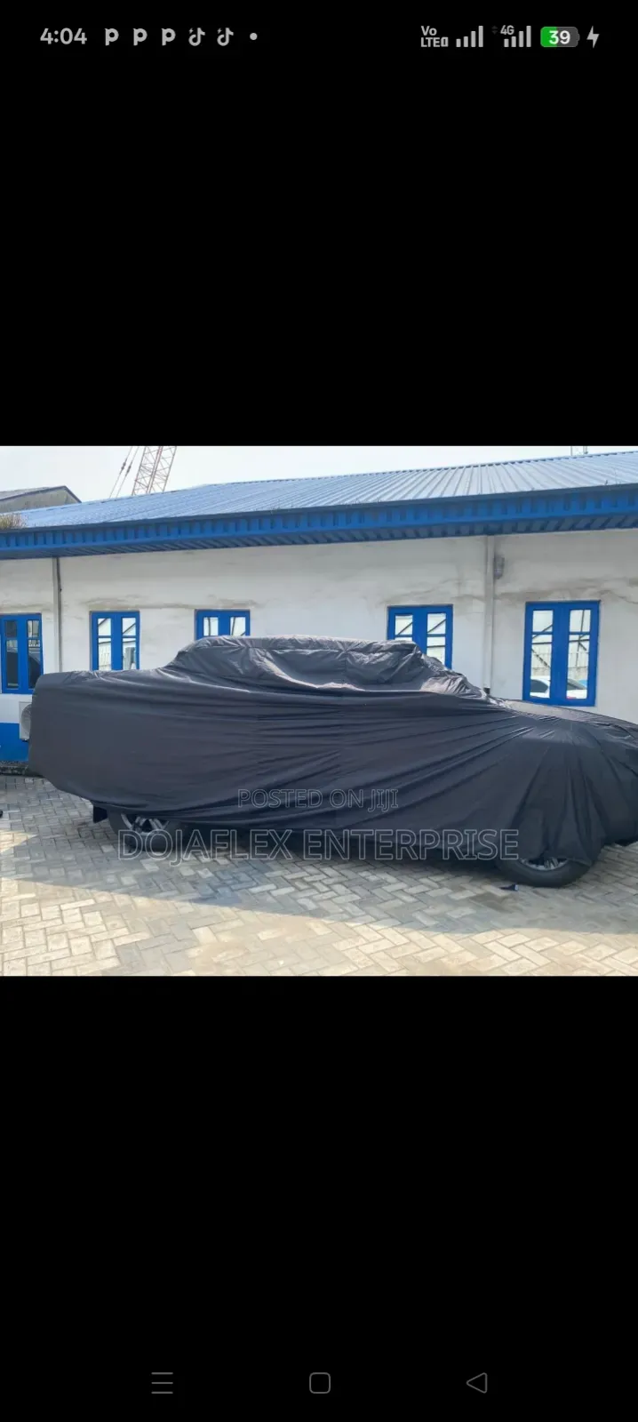 Original Car Cover and Jeep