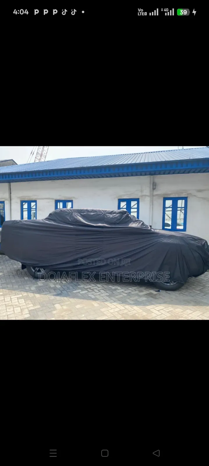 Original Car Cover and Jeep