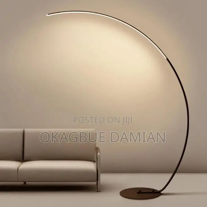 Lamp Modern Design Executive C Shape Luxury Standing Sofa, Beside Lamp