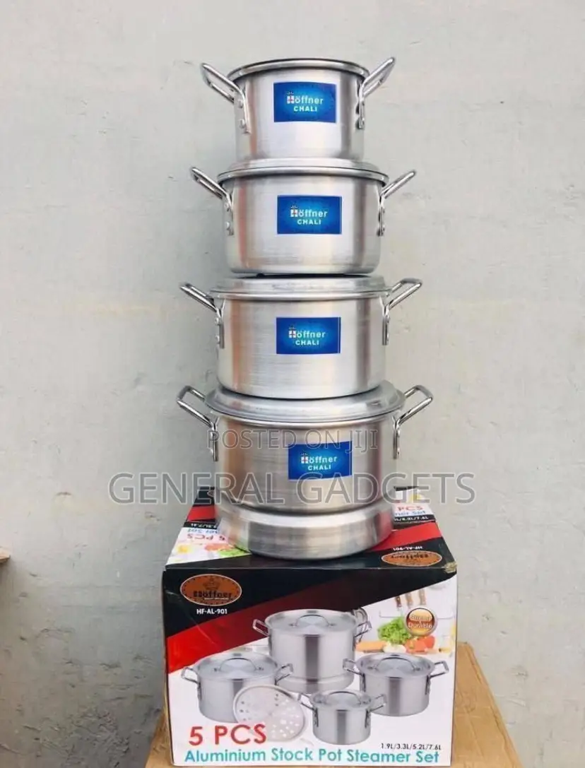 High Quality Aluminum Cookware Set With Steamer