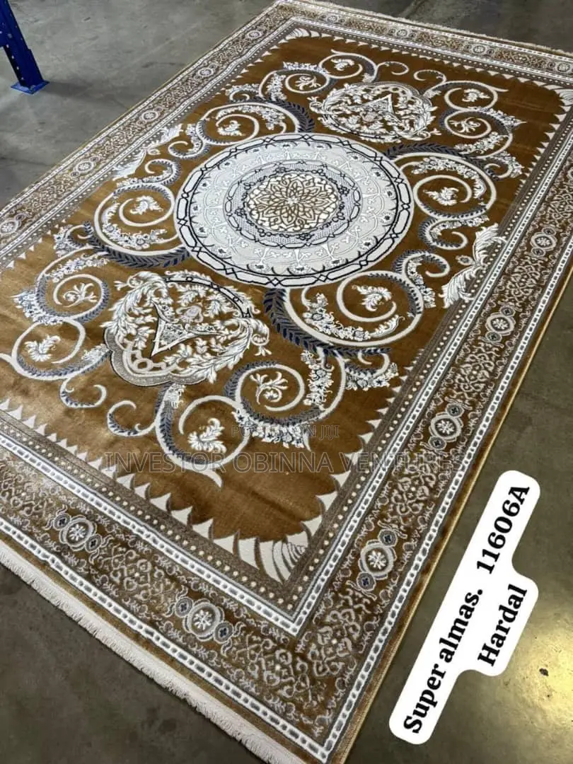 Modern Royal Arabian Turkey Center Rug- 5by7ft