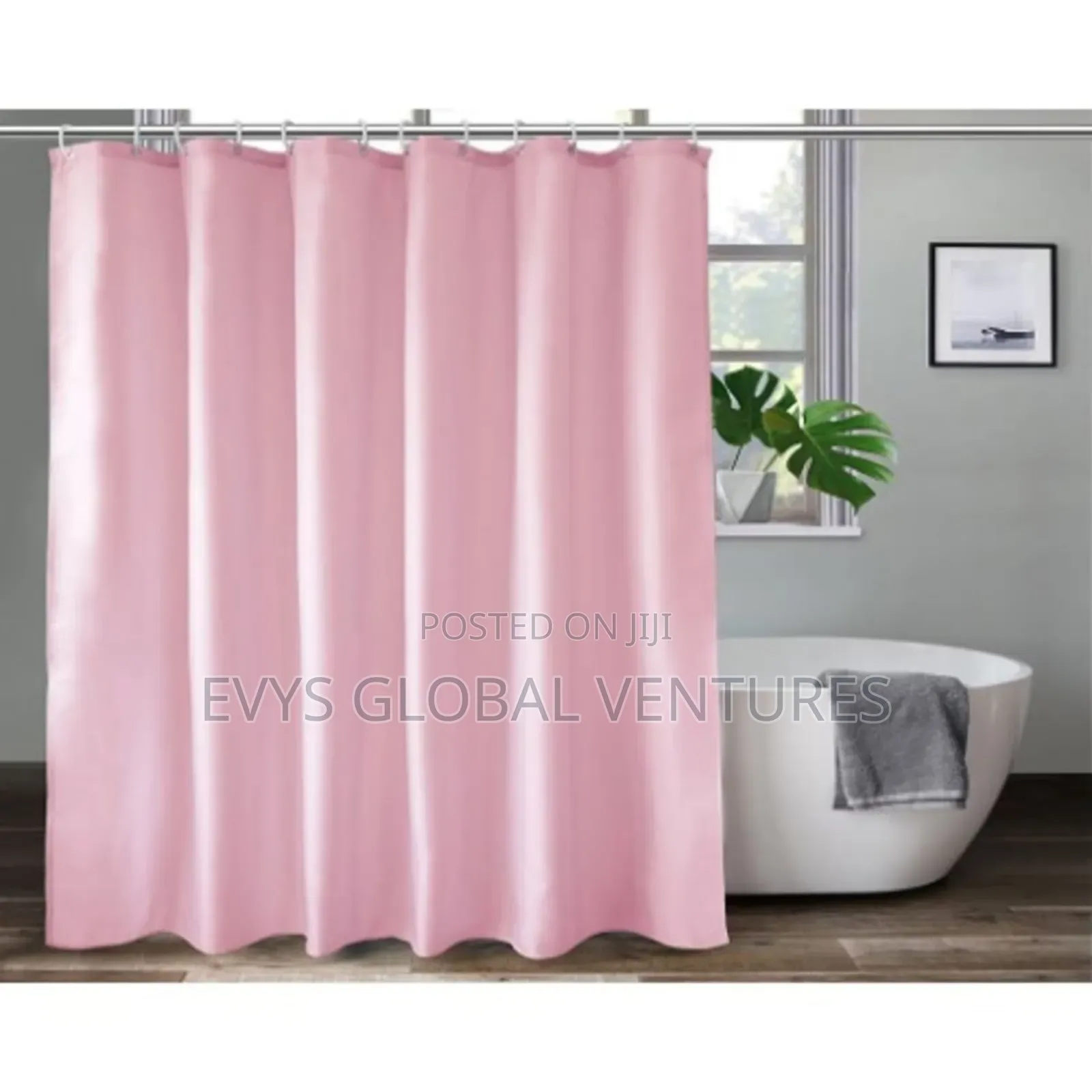 Bathroom Shower Curtain - Pink
