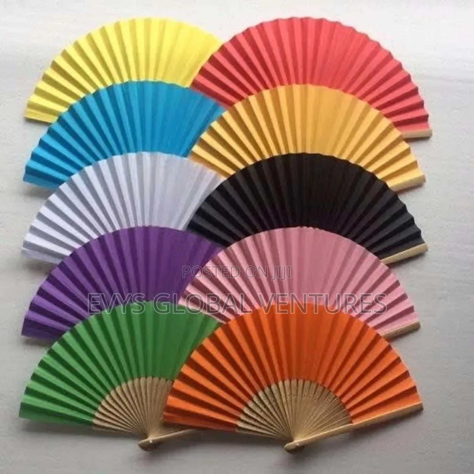 Souvenir Hand Fan Gift Set - 12 PCS