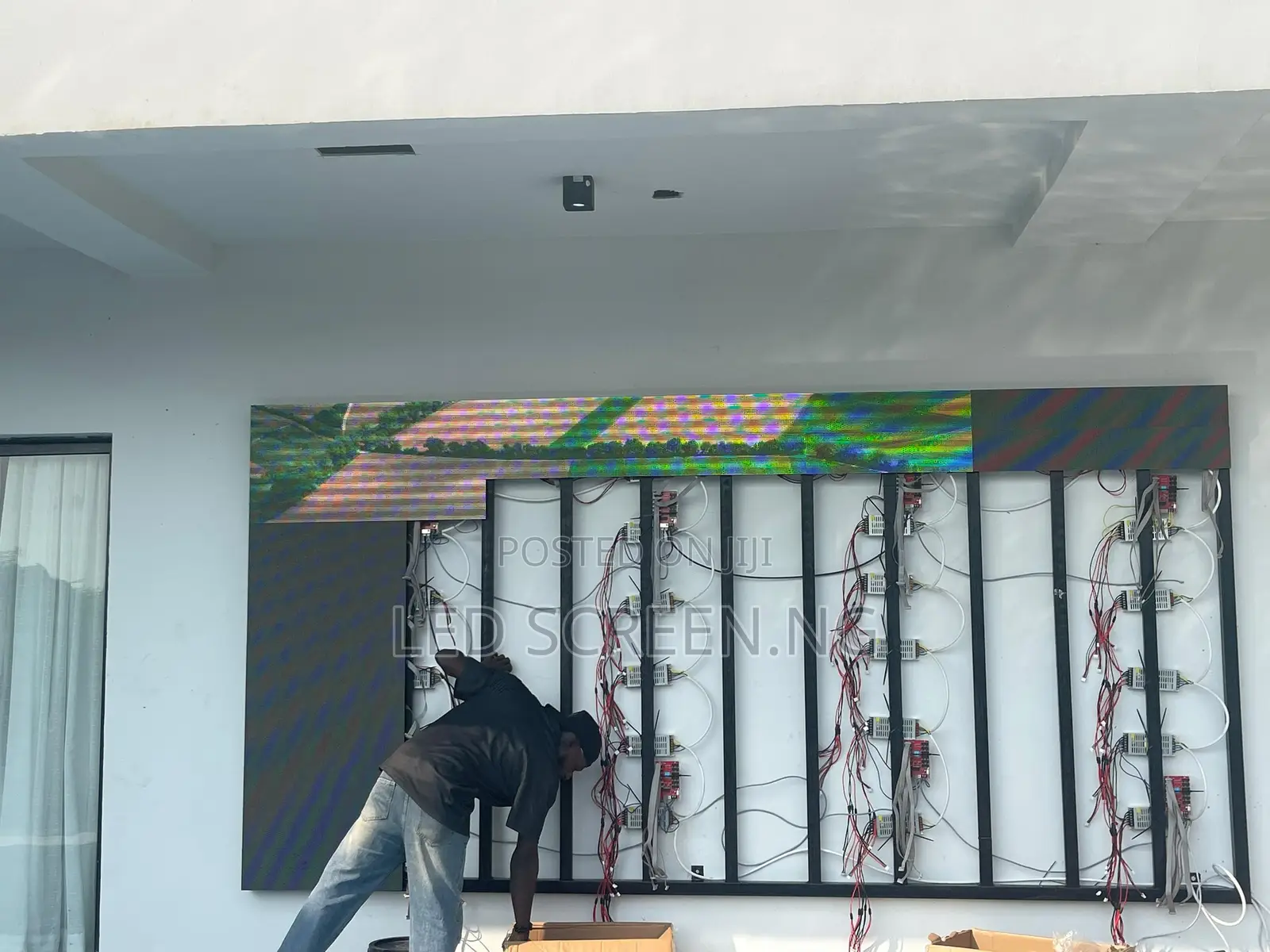 South East Poolside Led Screen Installation