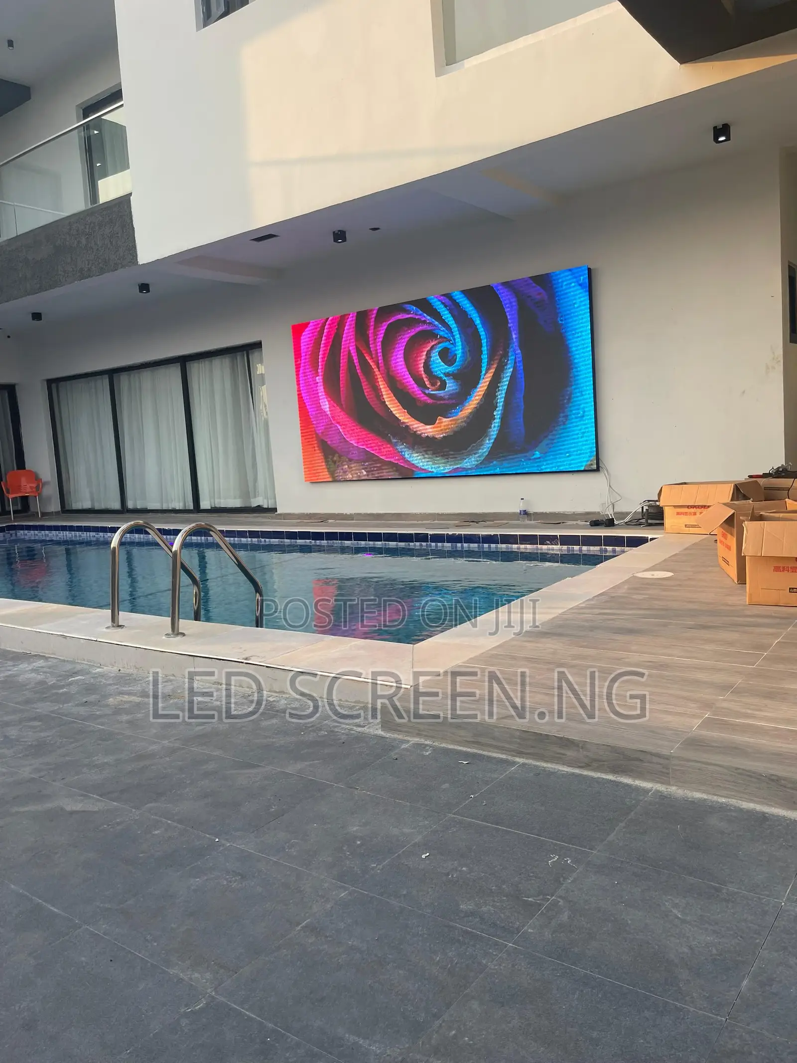 Pool Area Outdoor Led Display Board
