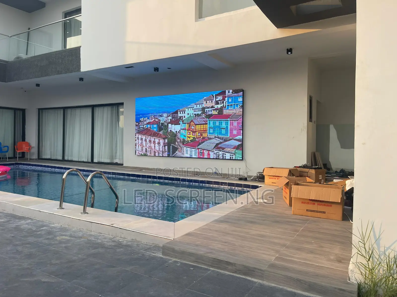 Pool Area Outdoor Led Display Board