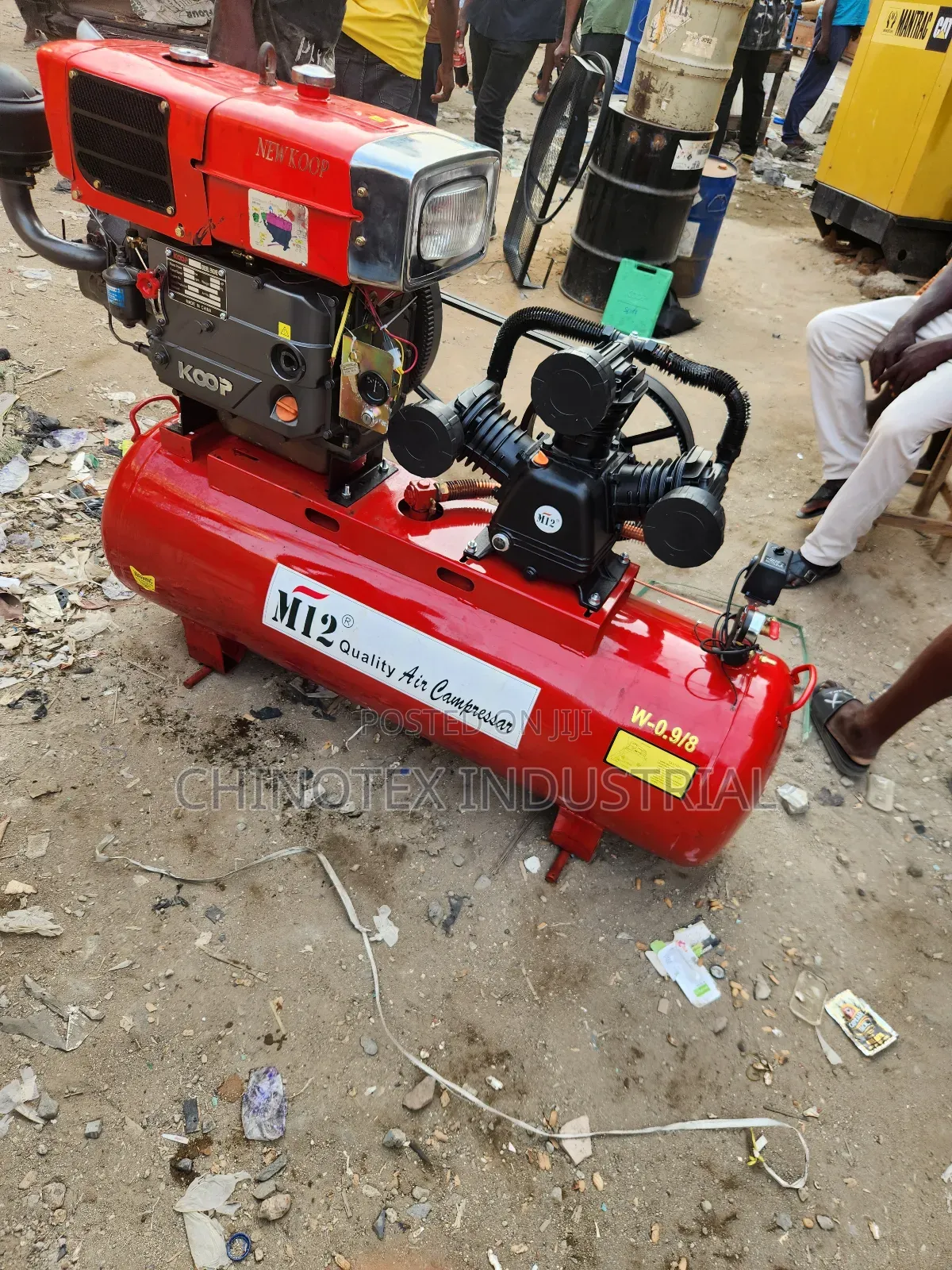 Diesel Drive 300l Air Compressor Machine
